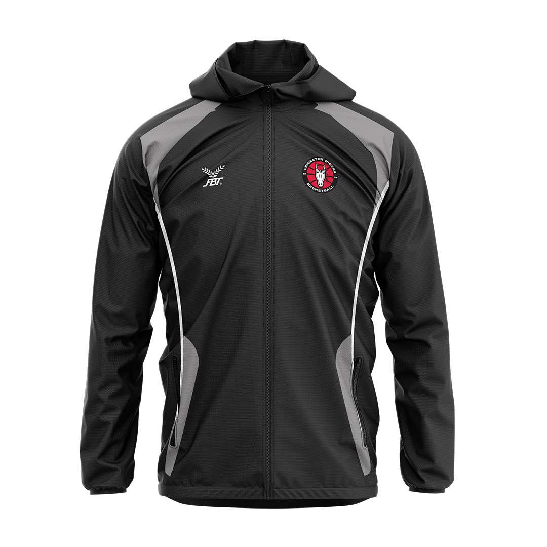 Leicester Riders – Rain Jacket [Black]