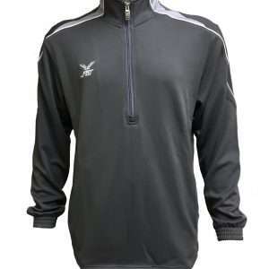 GREY 1/4 ZIP SWEATER 3XL