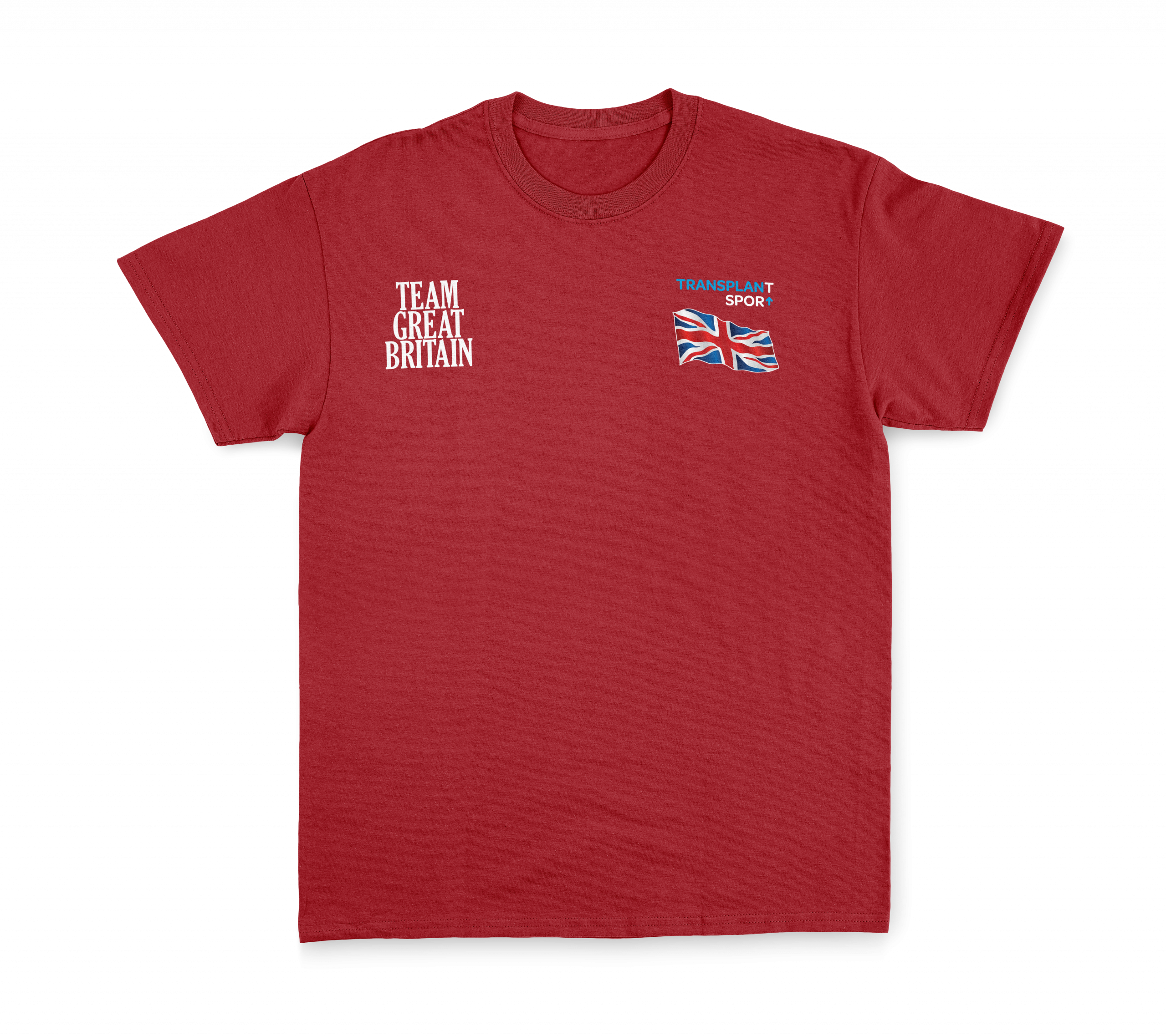 TEAM GB – COTTON TEE – RED