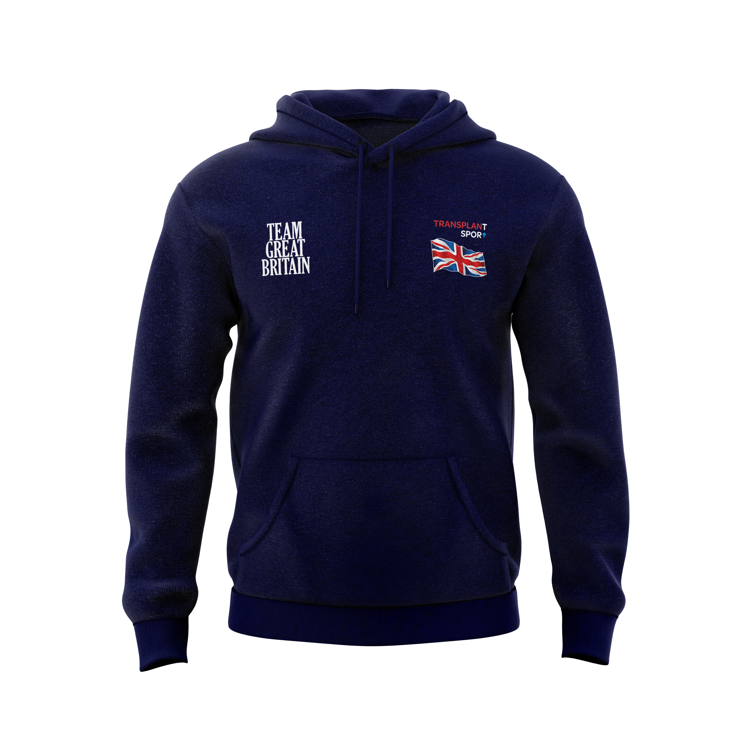 TEAM GB – COTTON HOODIE – NAVY