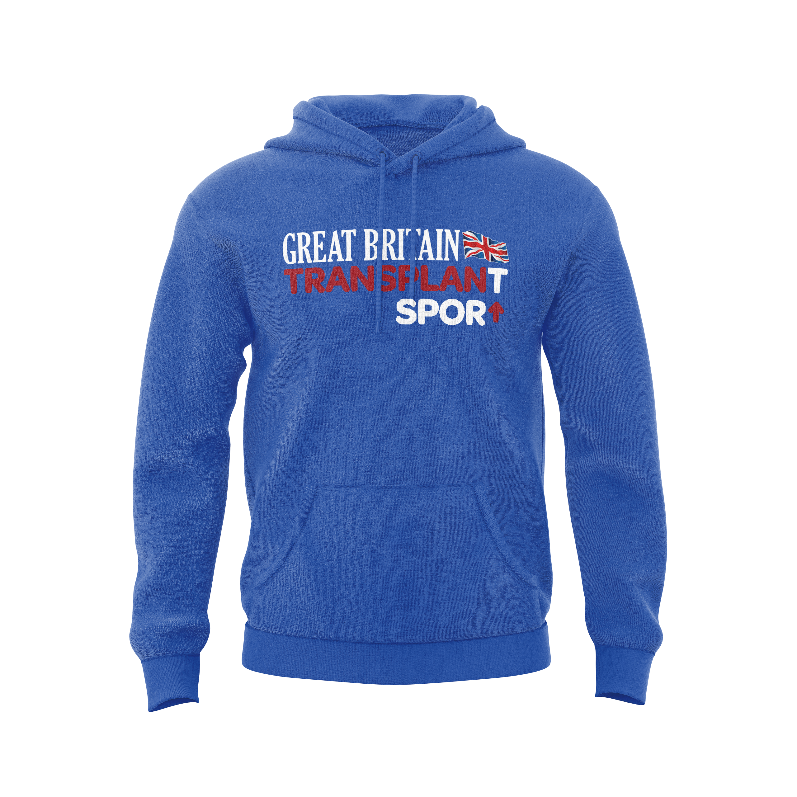GREAT BRITAIN – COTTON HOODIE – ROYAL