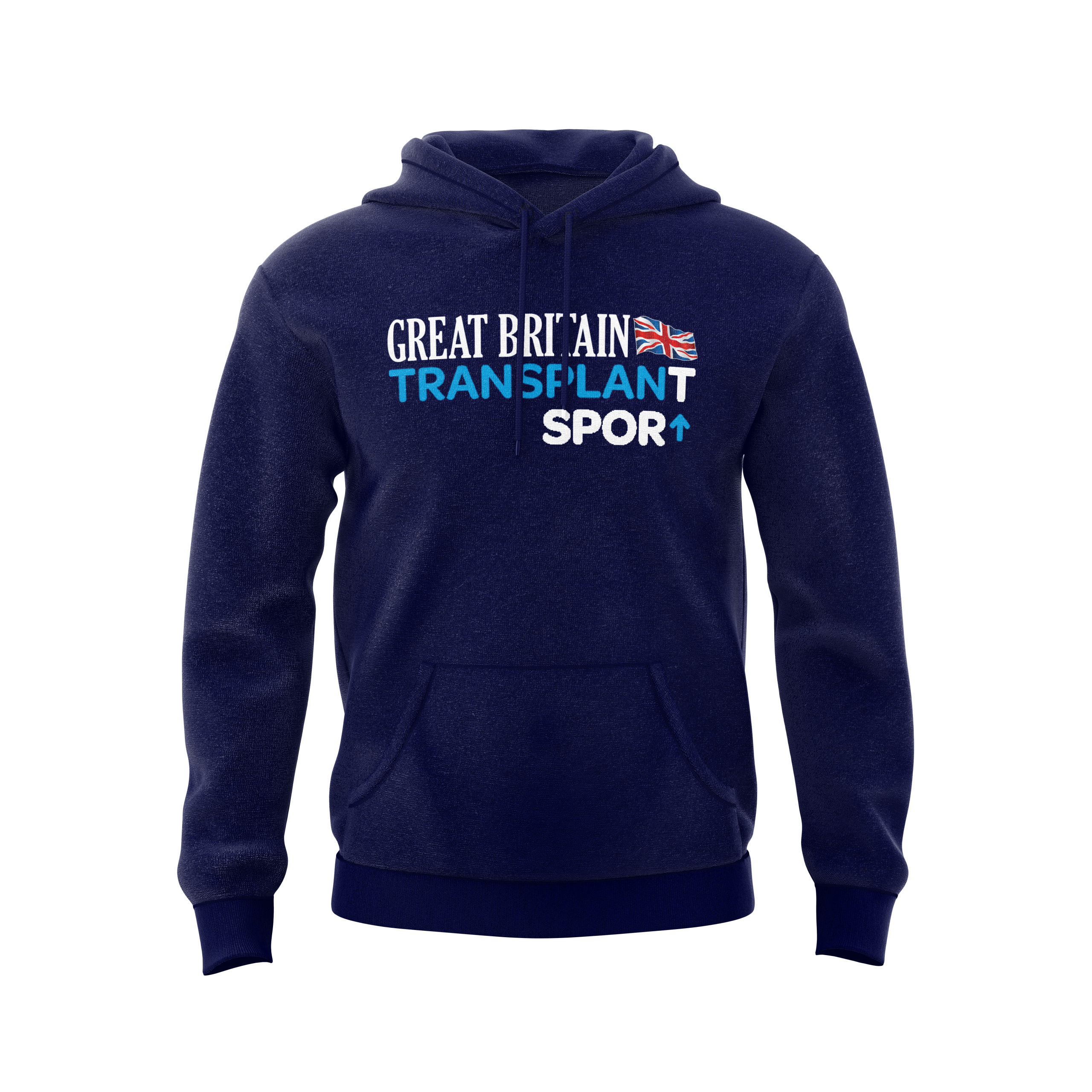 GREAT BRITAIN – COTTON HOODIE – NAVY