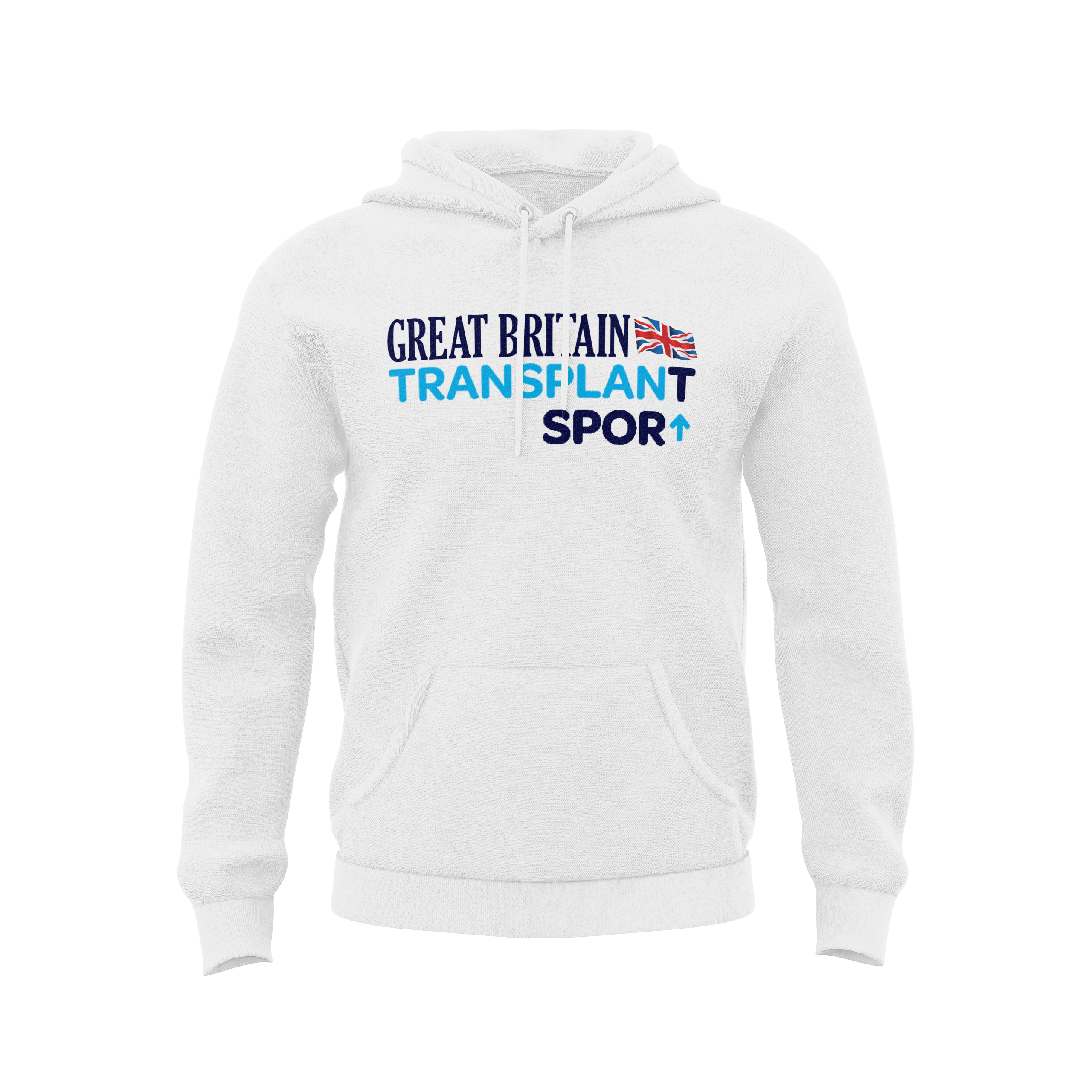GREAT BRITAIN – COTTON HOODIE – WHITE