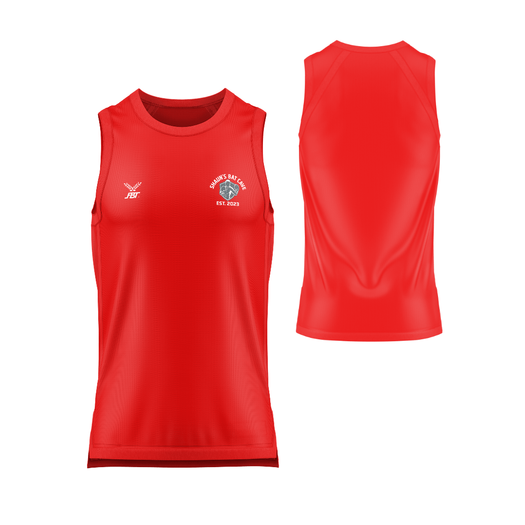 Bat Cave Boxing Vest – Red