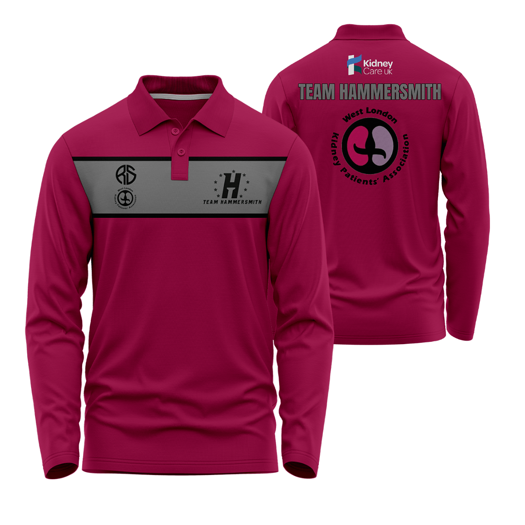 TEAM HAMMERSMITH – LONG SLEEVE POLO