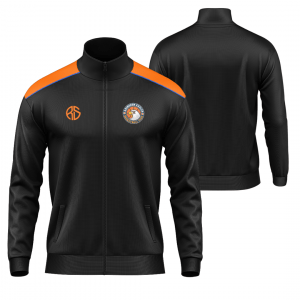 ABINGDON EAGLES - TRACK JACKET - BLACK