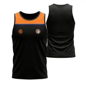 ABINGDON EAGLES - SINGLET - BLACK