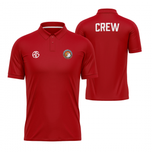 ABINGDON EAGLES - CREW POLO SHIRT - RED