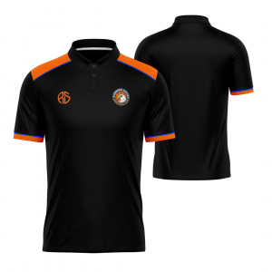 ABINGDON EAGLES - POLO SHIRT - BLACK