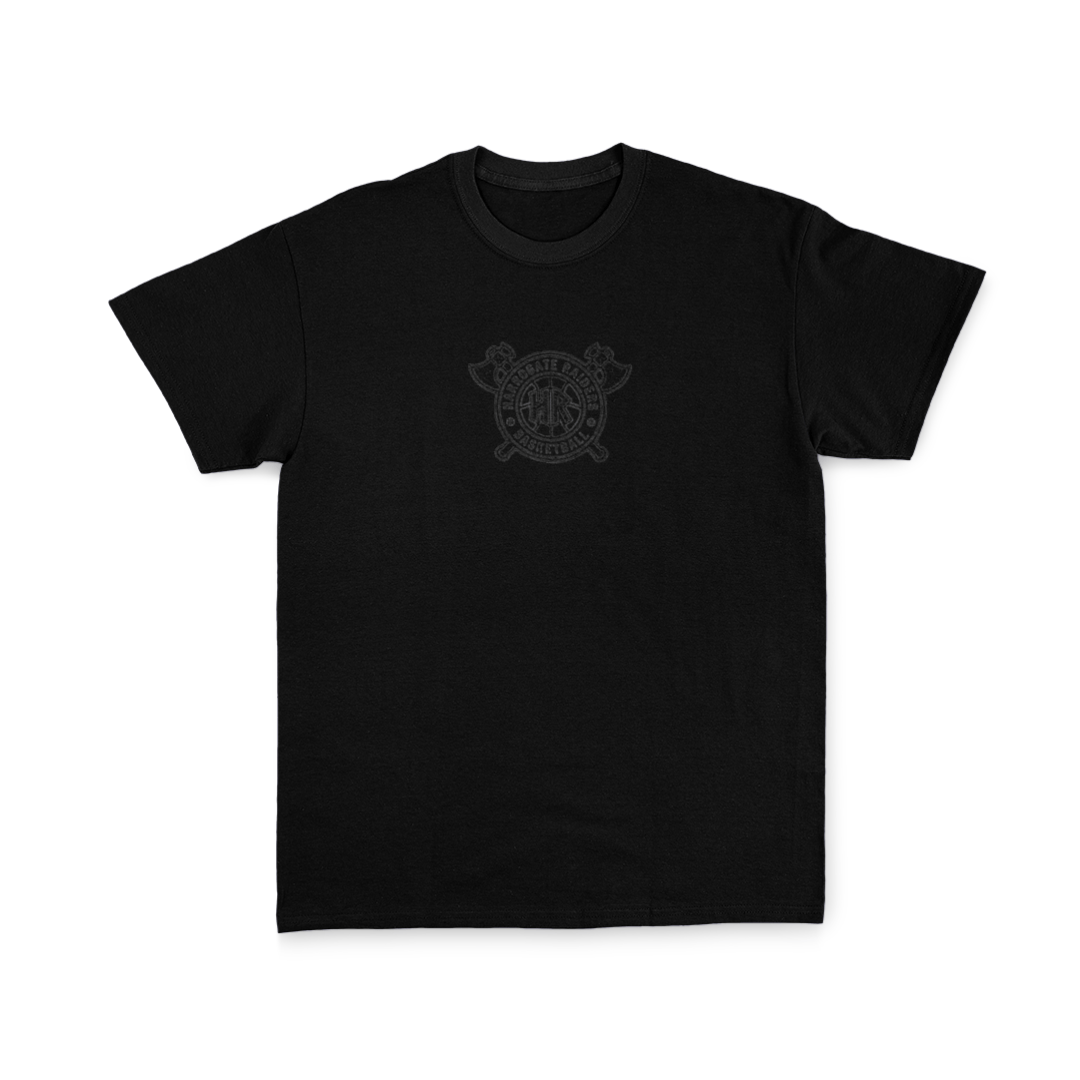 HARROGATE RAIDERS TEE - DESIGN 2 - BLACK - Image 2