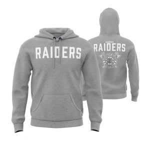 HARROGATE RAIDERS HOODIE - DESIGN 2 - GREY