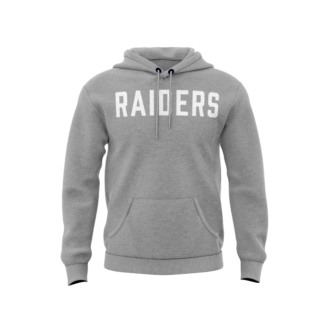 HARROGATE RAIDERS HOODIE - DESIGN 2 - GREY - Image 2