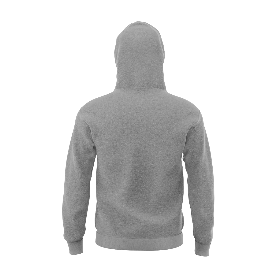 HARROGATE RAIDERS HOODIE - DESIGN 3 - GREY - Image 3