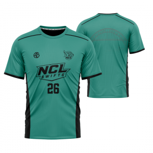 NEWCASTLE SWIFTS - SHOOTING SHIRT - TEAL/BLACK