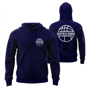 SHEFFIELD SHARKS - COTTON HOODIE - DESIGN 1