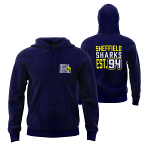 SHEFFIELD SHARKS - COTTON HOODIE - DESIGN 2
