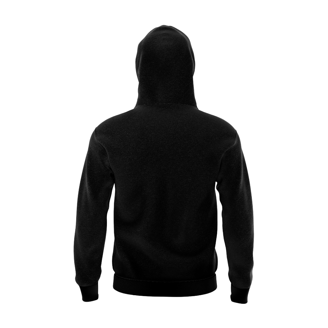 NEWCASTLE SWIFTS - COTTON HOODIE - DESIGN 3 - BLACK - Image 3
