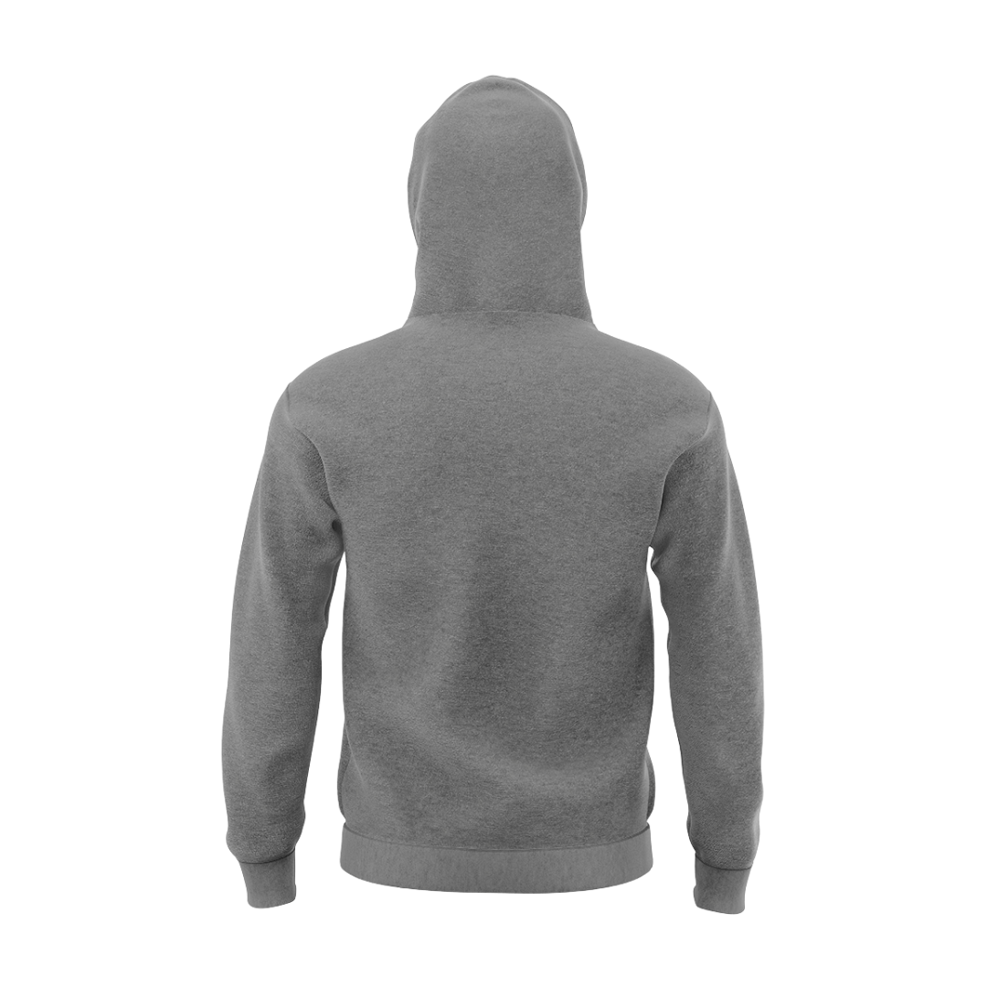 NEWCASTLE SWIFTS - COTTON HOODIE - DESIGN 1 - GREY - Image 3