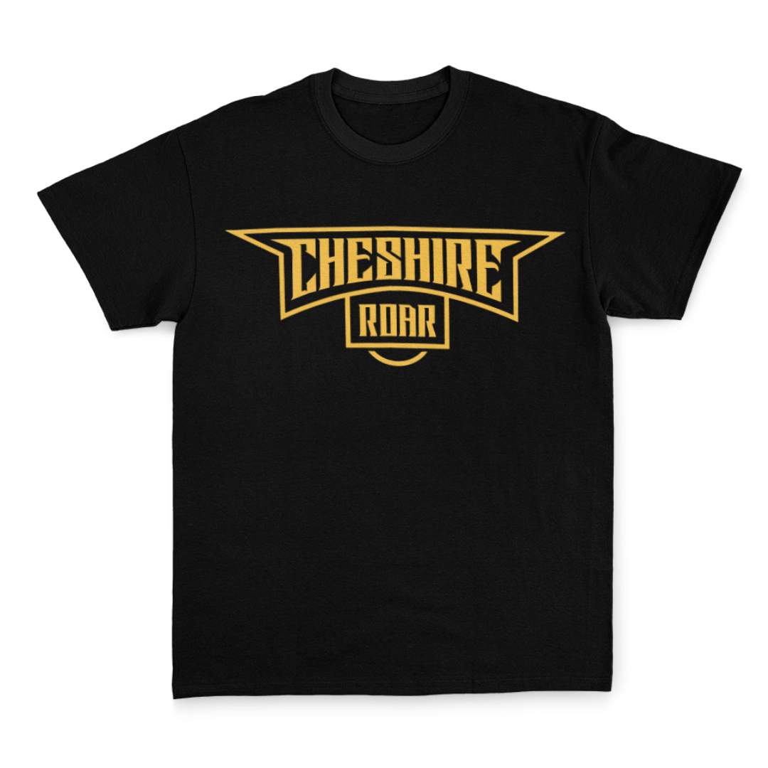 CHESHIRE ROAR - COTTON TEE - BLACK - Image 2