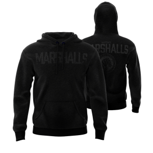 HARROGATE MARSHALLS HOODIE - DESIGN 2 - BLACK