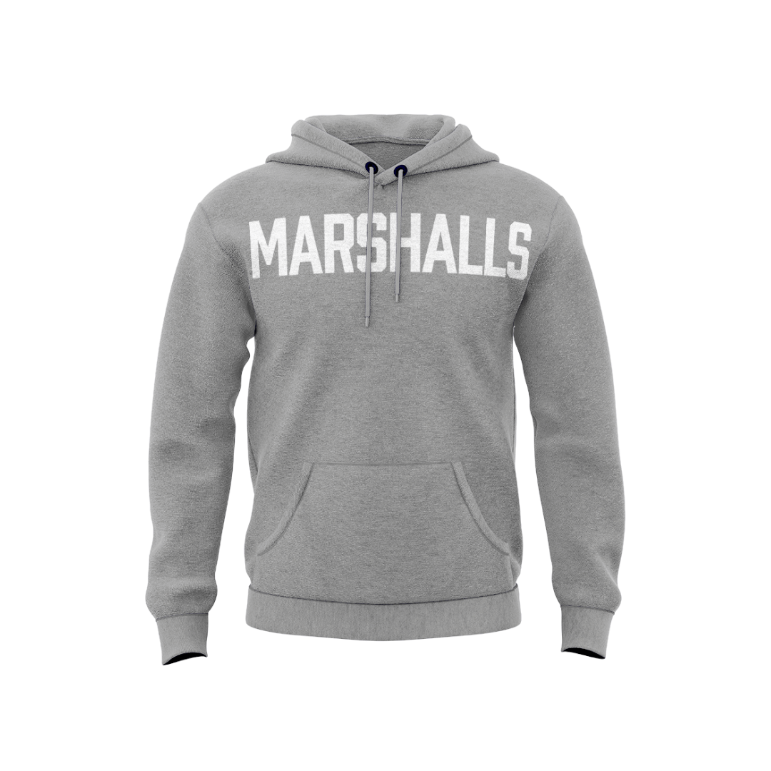 HARROGATE MARSHALLS HOODIE - DESIGN 2 - GREY - Image 2