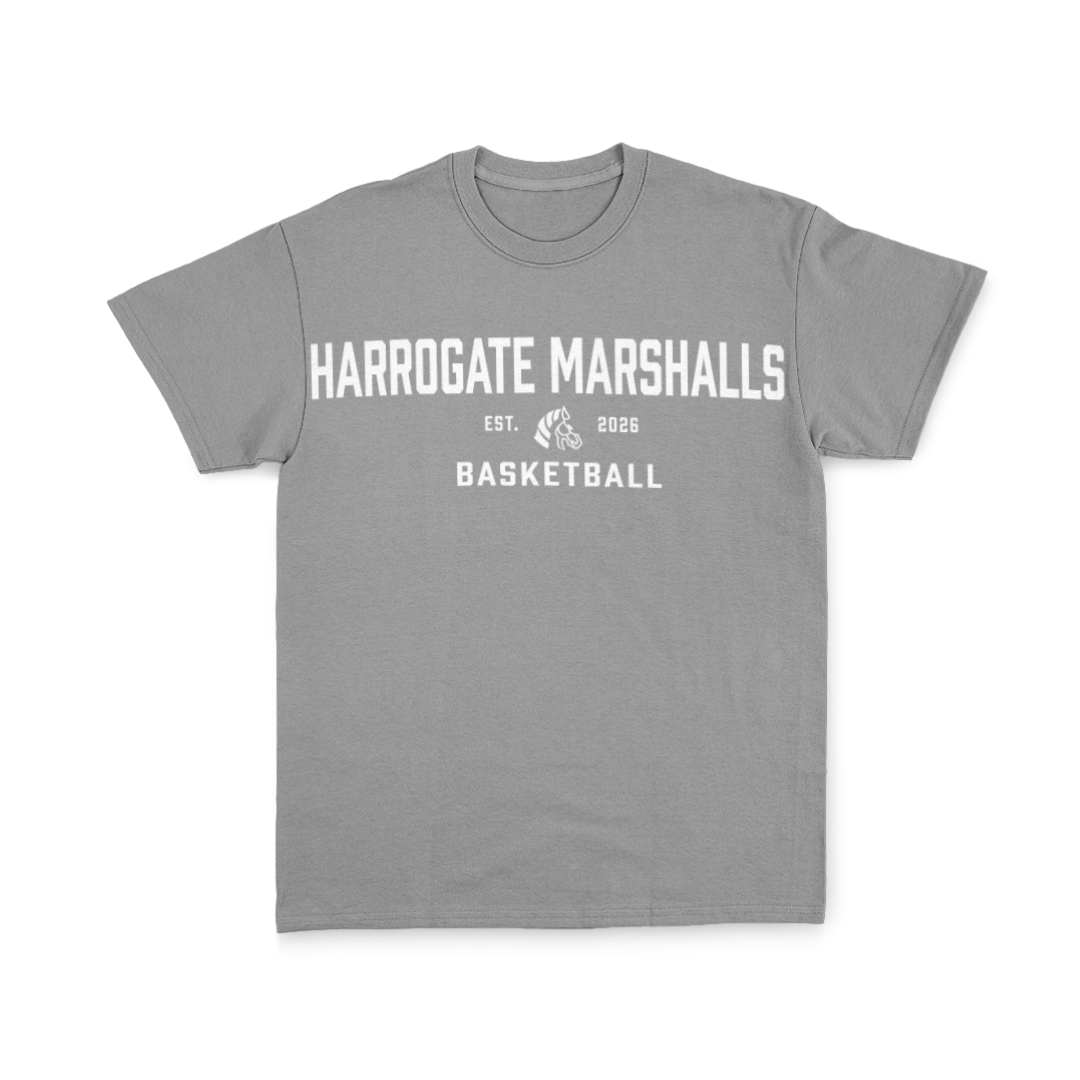 HARROGATE MARSHALLS TEE - DESIGN 3- GREY - Image 2