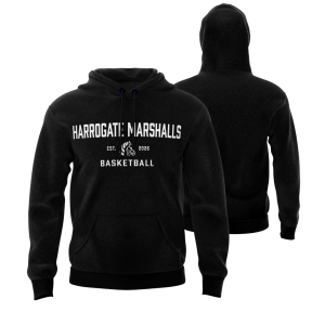 HARROGATE MARSHALLS HOODIE - DESIGN 3 - BLACK