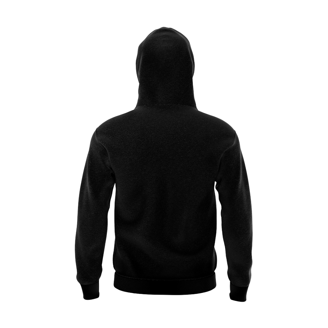 HARROGATE MARSHALLS HOODIE - DESIGN 3 - BLACK - Image 3