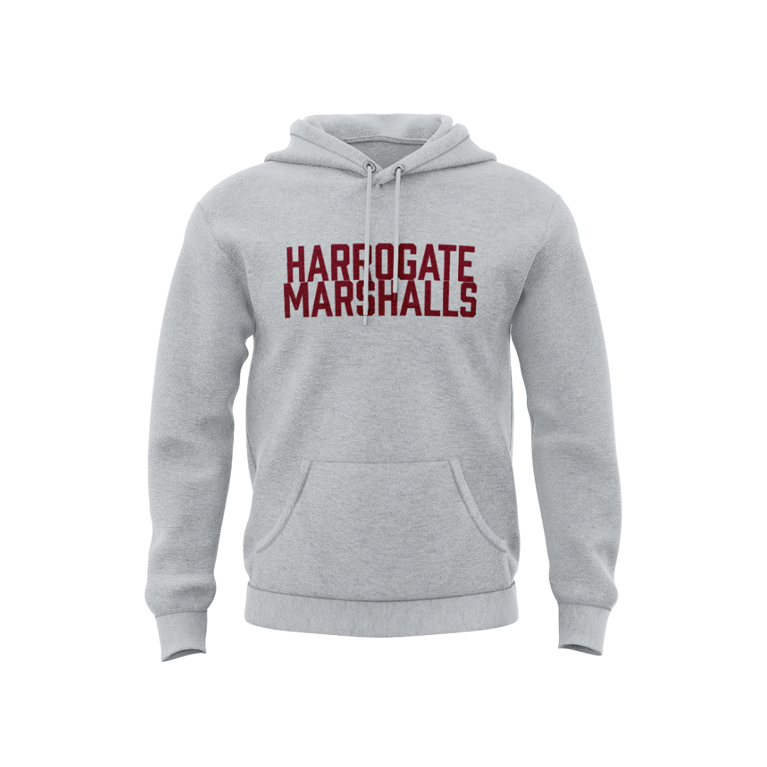 HARROGATE MARSHALLS HOODIE - DESIGN 4 - GREY - Image 2